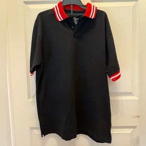Polo Shirt with Red Accents